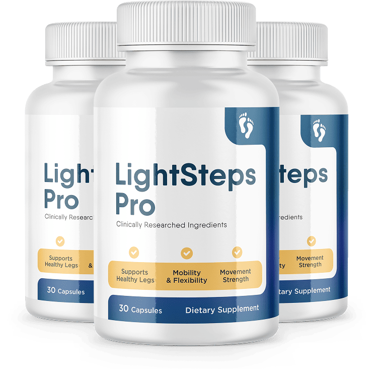 LightSteps Pro 3-bottle package